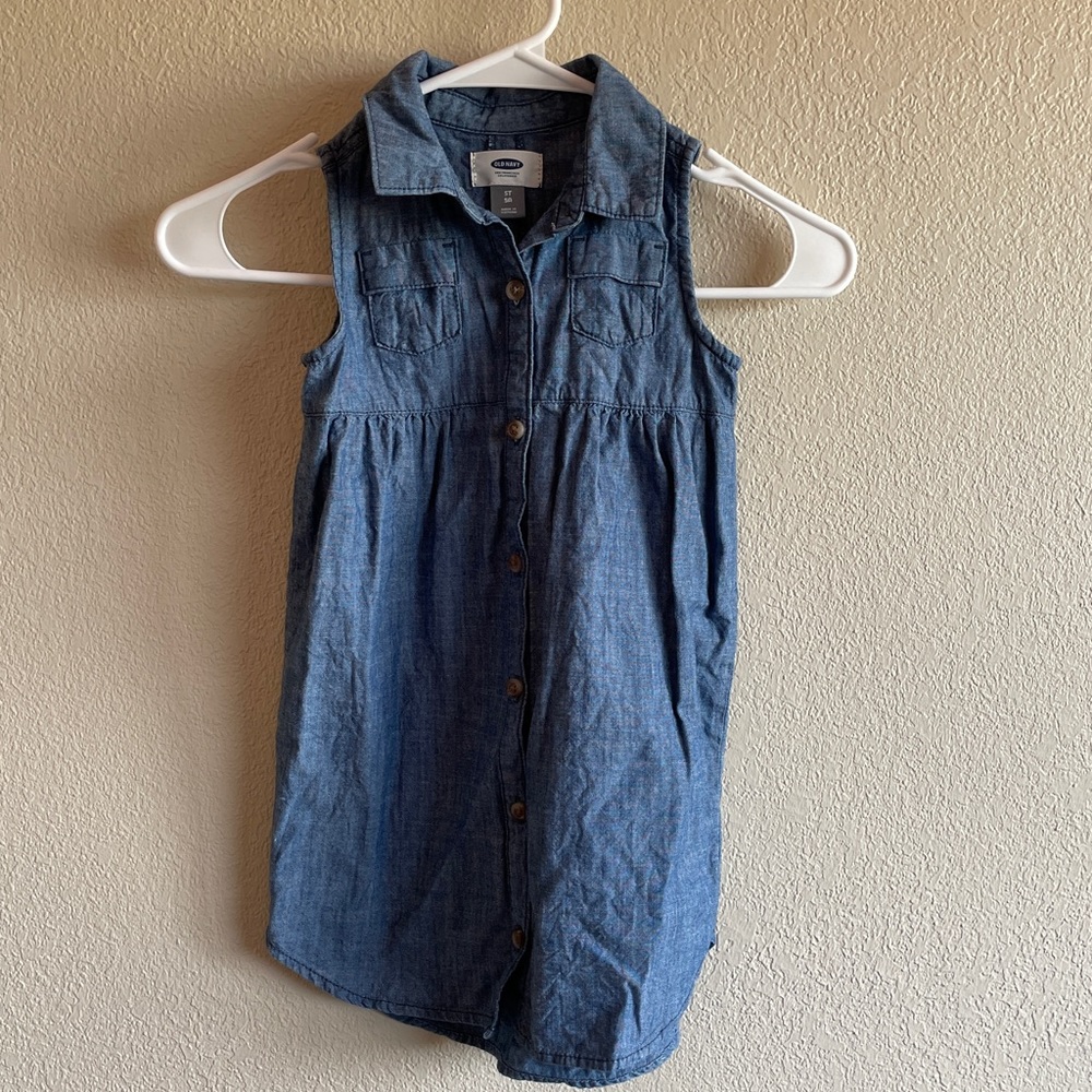 Cute Blue Denim Old Navy Dress